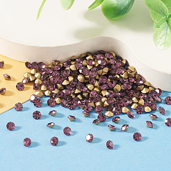 1 Bag Pointed Back Glass Rhinestone Cabochons&nbsp;RGLA-TADJ0001-01B-02