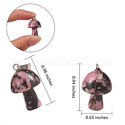 Natural Gemstone Pendants&nbsp;G-SZ0001-90