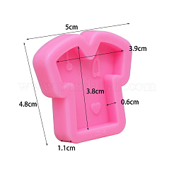Clothes Shape DIY Pendant Silicone Molds&nbsp;SIMO-PW0001-325D