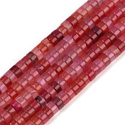 Dyed Natural Agate Beads Strands&nbsp;G-U030-B01-04