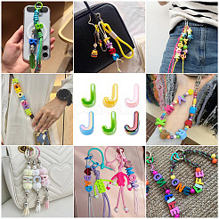 20Pcs UV Plating Opaque Acrylic European Beads&nbsp;OACR-TADJ0001-16J