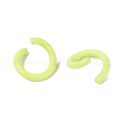 Spray Painted Iron Open Jump Rings&nbsp;IFIN-T017-04B-28