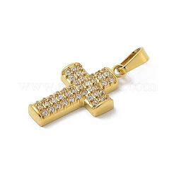 Ion Plating(IP) 304 Stainless Steel Micro Pave Cubic Zirconia Pendants&nbsp;STAS-Z107-08G-16