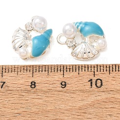 Alloy with Crystal Rhinestone & Enamel Pendants&nbsp;RB-CBAC8D9-01S-02