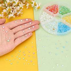 6 Bagds 6 Colors Resin Cabochons&nbsp;MRMJ-PH0002-82