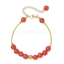 Natural Carnelian Beaded Bracelets for Women&nbsp;BJEW-JB12961