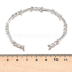 304 Stainless Steel Cuff Bangles&nbsp;BJEW-P383-01P