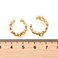 Brass Cuff Earrings&nbsp;EJEW-F370-16G