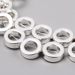 Electroplated Non-magnetic Synthetic Hematite Bead Frame Strands&nbsp;G-F682-05-S