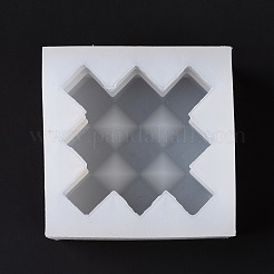 Faceted Rhombus-shaped Cube Food Grade Silicone Molds&nbsp;DIY-D097-09
