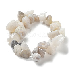 Natural Druzy Agate Beads Strands&nbsp;G-M406-A02