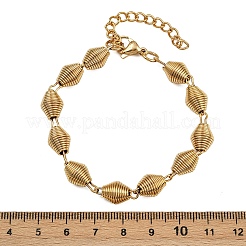 304 Stainless Steel Chain Bracelets for Women Men&nbsp;BJEW-Z143-27G