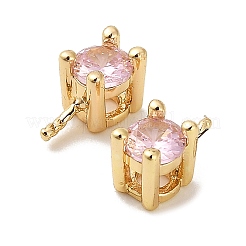 Brass Micro Pave Cubic Zirconia Peg Bails&nbsp;KK-S397-02A