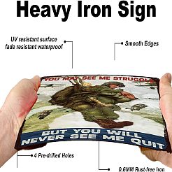 Vintage Metal Tin Sign&nbsp;AJEW-WH0189-023