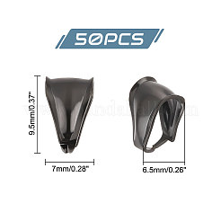 50Pcs 304 Stainless Steel Snap on Bails&nbsp;STAS-UN0044-80
