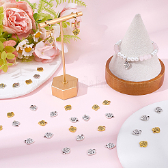 100Pcs 2 Styles Tibetan Style Alloy Pendants&nbsp;TIBE-SC0002-63