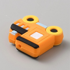 Train Food Grade Silicone Beads&nbsp;SIL-WH0002-72C