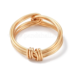 Brass Wire Wrap Finger Rings&nbsp;RJEW-TA00092