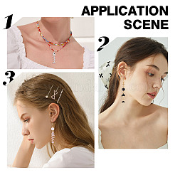 48Pcs 6 Style Alloy Pendants&nbsp;ENAM-SC0003-29