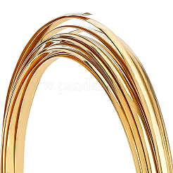 Half Round Brass Wire for Jewelry Making&nbsp;CWIR-WH0003-02-B