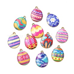28Pcs 14 Colors Printed Alloy Pendants&nbsp;FIND-CJ0002-88
