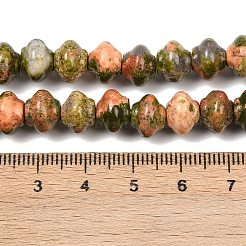 Natural Unakite Beads Strands&nbsp;G-P595-C06-01