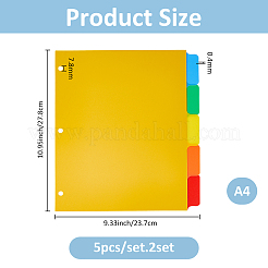 PP Discbound Notebook Index Divider Sheets&nbsp;AJEW-WH0314-727C-04