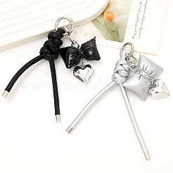 1Pc Imitation Leather Keychain&nbsp;AJEW-CL0001-09A