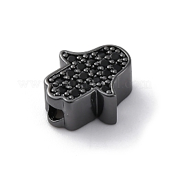 Brass Cubic Zirconia Beads&nbsp;KK-S510-43B
