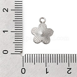 304 Stainless Steel & ABS Plastic Pearl Charms&nbsp;STAS-G369-15P
