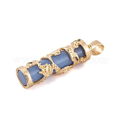 Synthetic Luminous Stone Column Pendants&nbsp;LS-FIND-C058-01G-02