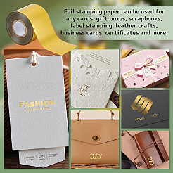 Stamping Hot Foil Paper&nbsp;DIY-WH0591-520B-01