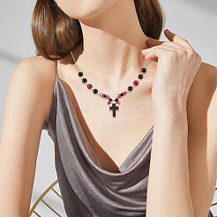48Pcs 3 Colors Wooden Pendants&nbsp;WOOD-SC0002-27