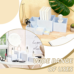 6Pcs 6 Sizes Plastic Buffet Food Cube Display Nesting Riser Stands&nbsp;ODIS-WH0086-220
