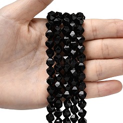 Natural Black Onyx  Beads Strands&nbsp;G-Z119-A04-02