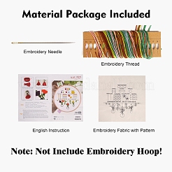 DIY Embroidery Kit&nbsp;DIY-P077-156