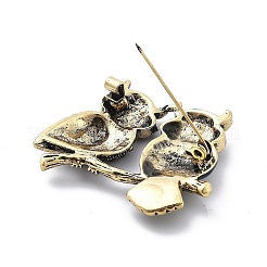 Alloy Enamel Brooch&nbsp;JEWB-C037-32B-AG