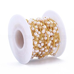Handmade Brass Chains&nbsp;CHC-WH0006-02G