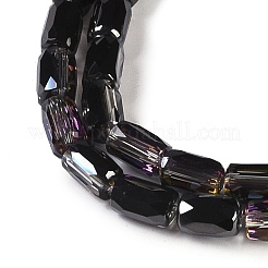Electroplate Glass Beads Strands&nbsp;GLAA-Q101-02A-HP04