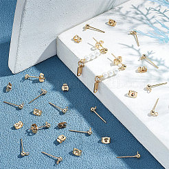 100Pcs 304 Stainless Steel Ball Stud Earring Post&nbsp;STAS-DC0011-28