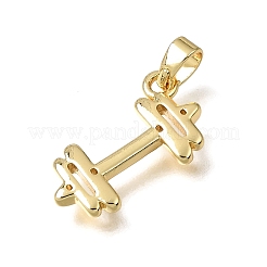Brass Pendants&nbsp;KK-CBAA632-10G