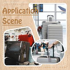 3Pcs PU Leather Luggage Tag&nbsp;AJEW-ME0002-25