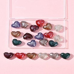 21Pcs 7 Colors Transparent Acrylic Beads&nbsp;OACR-FS0001-94