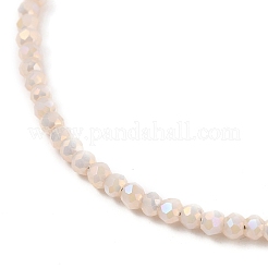 Faceted Electroplate Glass Beaded Bracelets&nbsp;BJEW-JB05693-04