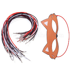 32Pcs 4 Colors Round Elastic Rubber Cord Tag Chains for Price Tags&nbsp;FIND-TA0008-72