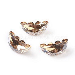 Glass Rhinestone Cabochons&nbsp;RGLA-F066-C02