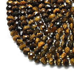 Natural Tiger Eye Beads Strands&nbsp;G-P573-A60-01