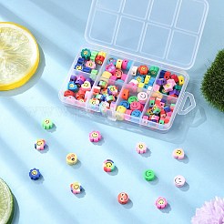 112Pcs 8 Styles Handmade Polymer Clay Beads&nbsp;CLAY-FP0001-09