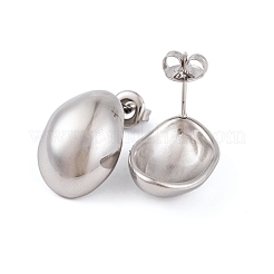 Non-Tarnish 304 Stainless Steel Stud Earrings for Women&nbsp;EJEW-A049-16P