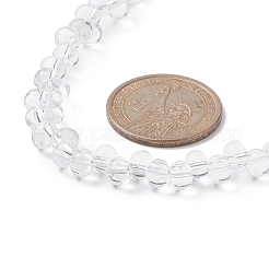 Glass Teardrop Beaded Necklaces&nbsp;NJEW-JN04273-02
